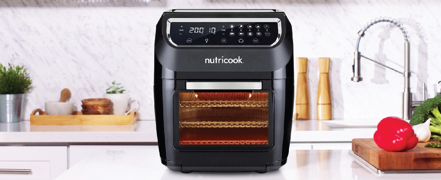 Nutricook 12L Digital Air Fryer Oven - ‎AO112K