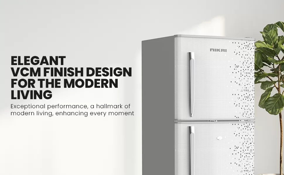 Nikai 200L Double Door Refrigerator