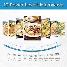 10 Power Levels Microwave 