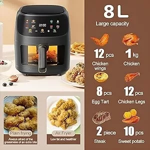 BIXBITE 8L Digital Air Fryer 