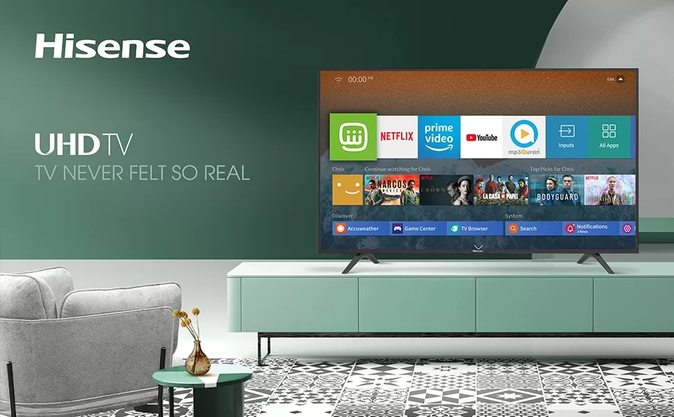 Hisense 50 Inch UHD 4K Smart TV