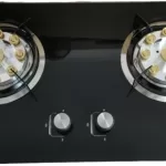 Kaufman 2 Burner Tempered Glass Gas Stove