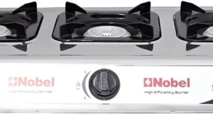 Nobel Stainless Steel 3 Burner Gas Stove