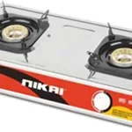 Nikai Stainless Steel 2 Burner Gas Stove