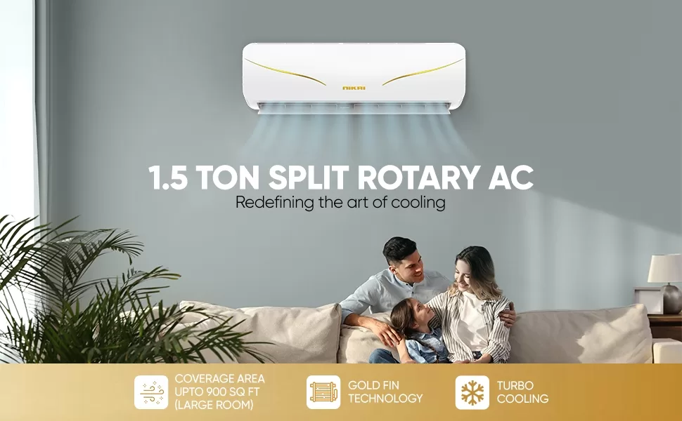 Nikai 1.5 Ton Split AC 